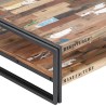 Table de basse style indus métal et bois recyclé