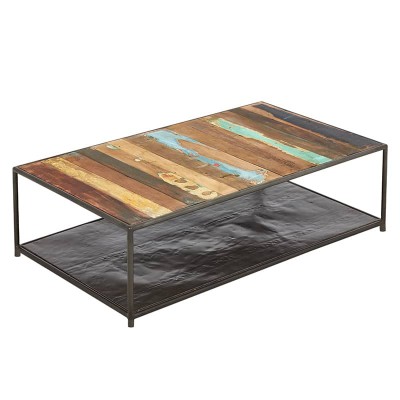 Table basse Industrielle Drum 120 cm