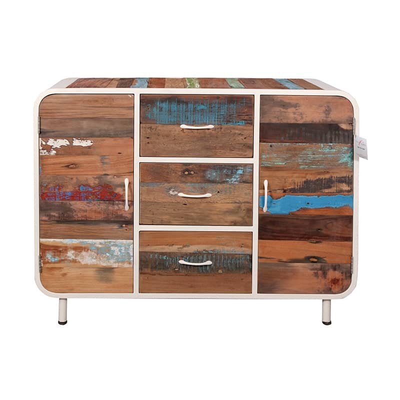 Buffet industriel Alaska blanc 120 cm