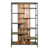 Étagère industrielle 110 cm métal et bois recyclé DOCKER 6.8AK51