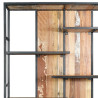 Étagère industrielle 110 cm métal et bois recyclé DOCKER 6.8AK51