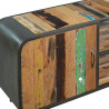 Meuble TV vintage 160 cm fer bois de bateau recyclé 1.4AK51