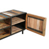 Meuble TV vintage 160 cm fer bois de bateau recyclé 1.4AK51