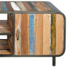 Meuble TV vintage 160 cm fer bois de bateau recyclé 1.4AK51
