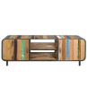 Meuble TV vintage 160 cm fer bois de bateau recyclé 1.4AK51