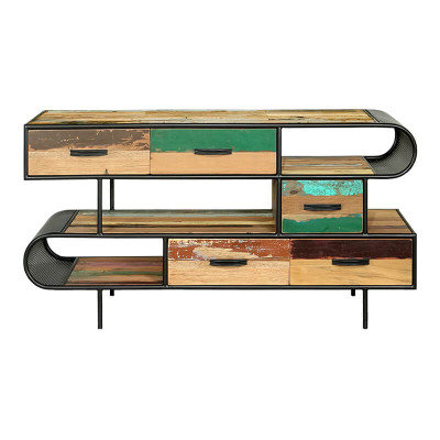 Etagère industrielle Aru 5 tiroirs 160 cm 1.2AK52