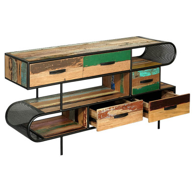 Etagère industrielle Aru 5 tiroirs 160 cm 1.2AK52