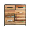 Buffet industriel Drum Bidons et bois recyclé 4.4AK51