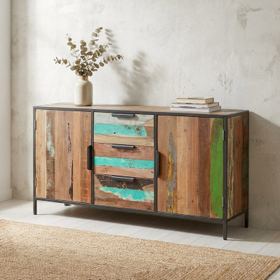 Buffet Docker 150 cm bois recyclé