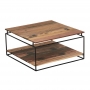Table basse bois recyclé Nako 80 cm